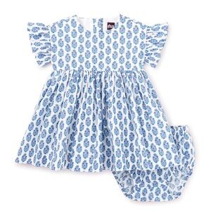 Tea Collection Ruffle Sleeve Dress (12-18 Months)